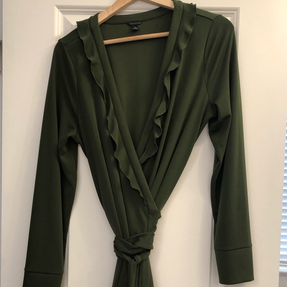 Long Sleeve wrap dress